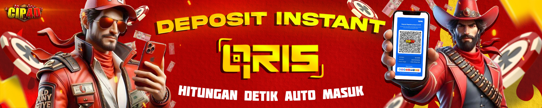 deposit instant pakai qris cip4d